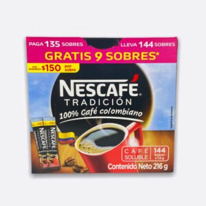 CAFE NESCAFE X 144 SOBRES