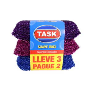 ESPONJA COLORES INOX X 3