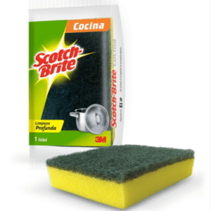 ESPONJA DOBLE USO LAMINADO 3M VERDE