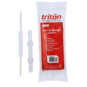 GANCHO LEGAJADOR PLASTICO BOLSA X 20