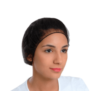 GORRO DESECHABLE BLANCO/NEGRO X 20uds