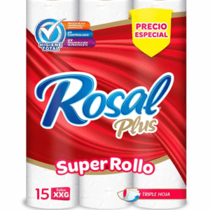 PAPEL HIGIENICO ROSAL X 15