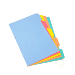 SEPARADOR CARTULINA CARTA X5