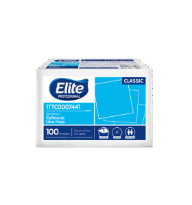 SERVILLETA CAFETERIA X 100 BLANCA